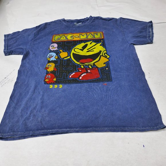 PAC MAN Cotton Blue T-Shirt Size M by Fifth Sun - Picture 3 of 9